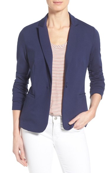 Olivia Moon knit blazer