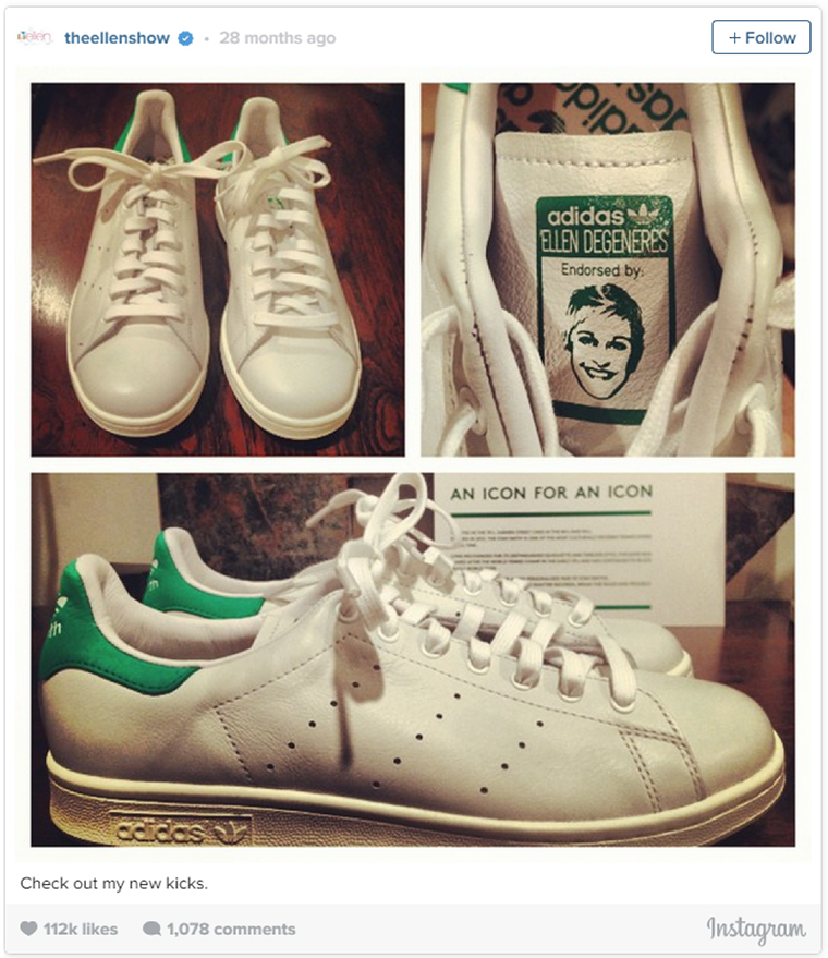 ellen degeneres stan smith