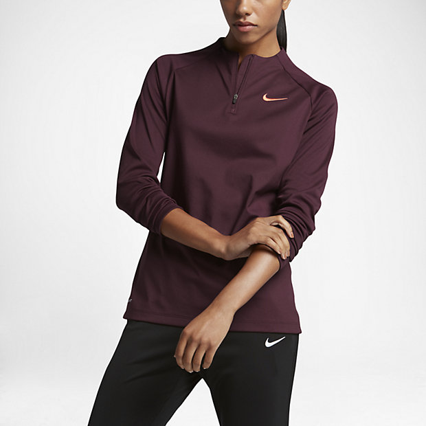 NIKE WOMEN'S 1/4 ZIP FOOTBALL DRILL TOP