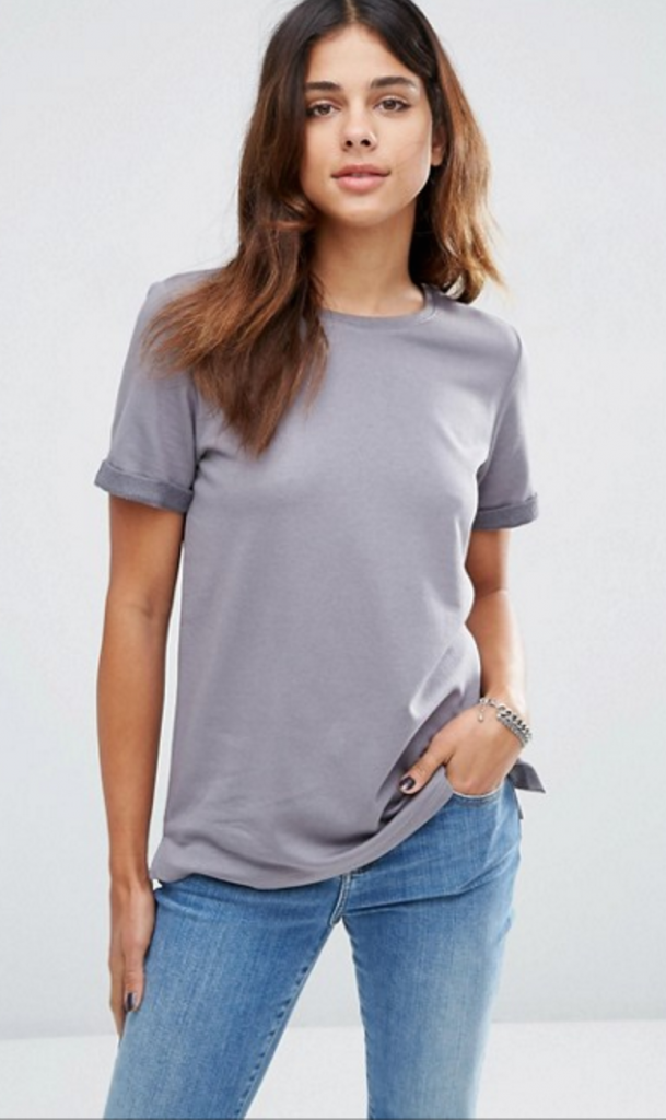 ASOS Lightweight Knitted Loopback T-Shirt