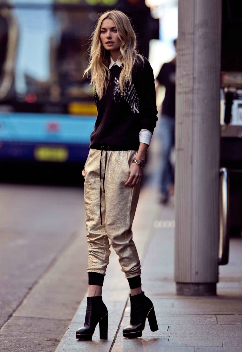 16 Different Ways to Wear Sweatpants With Heels Pinkfo