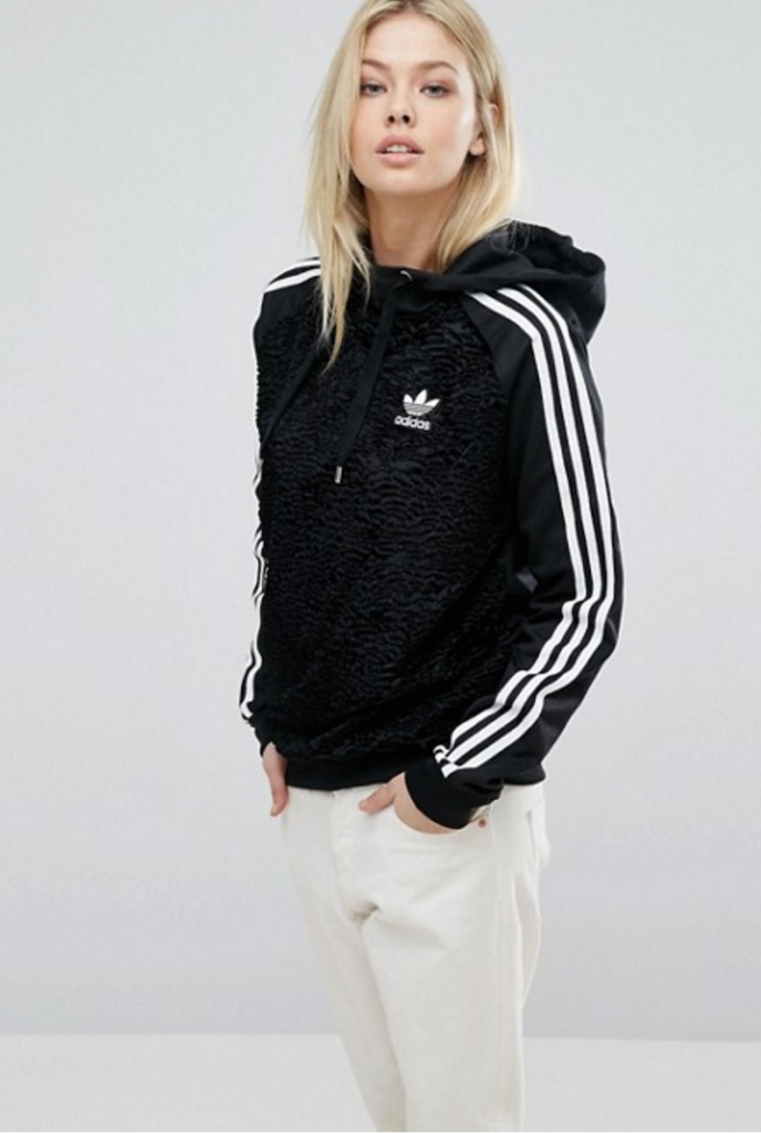 adidas Originals Faux Fur Hoodie