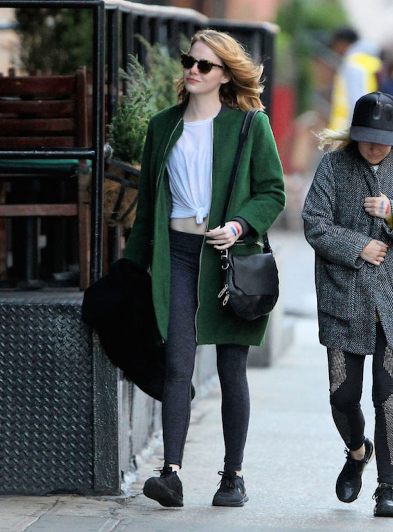 emma stone athleisure