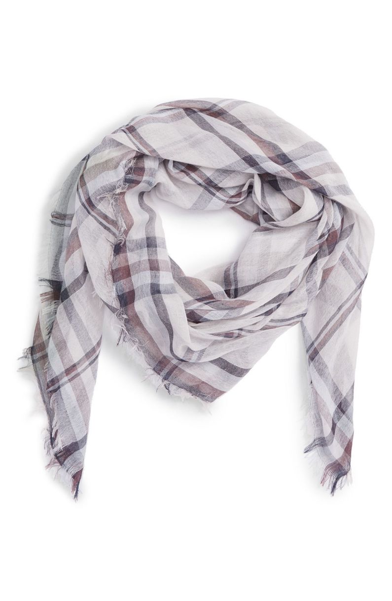 BP. Plaid Scarf