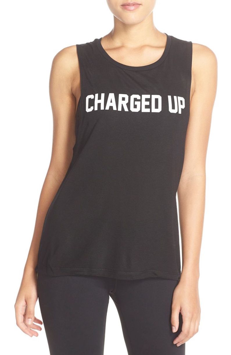 athleisure sales Private Party 'Charged Up' Muscle Tank