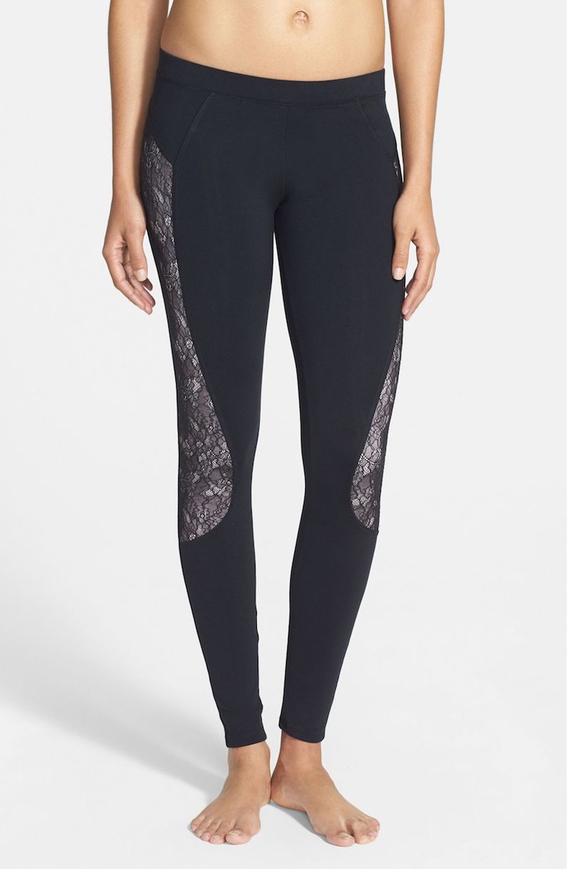 Solow Lace Inset Leggings