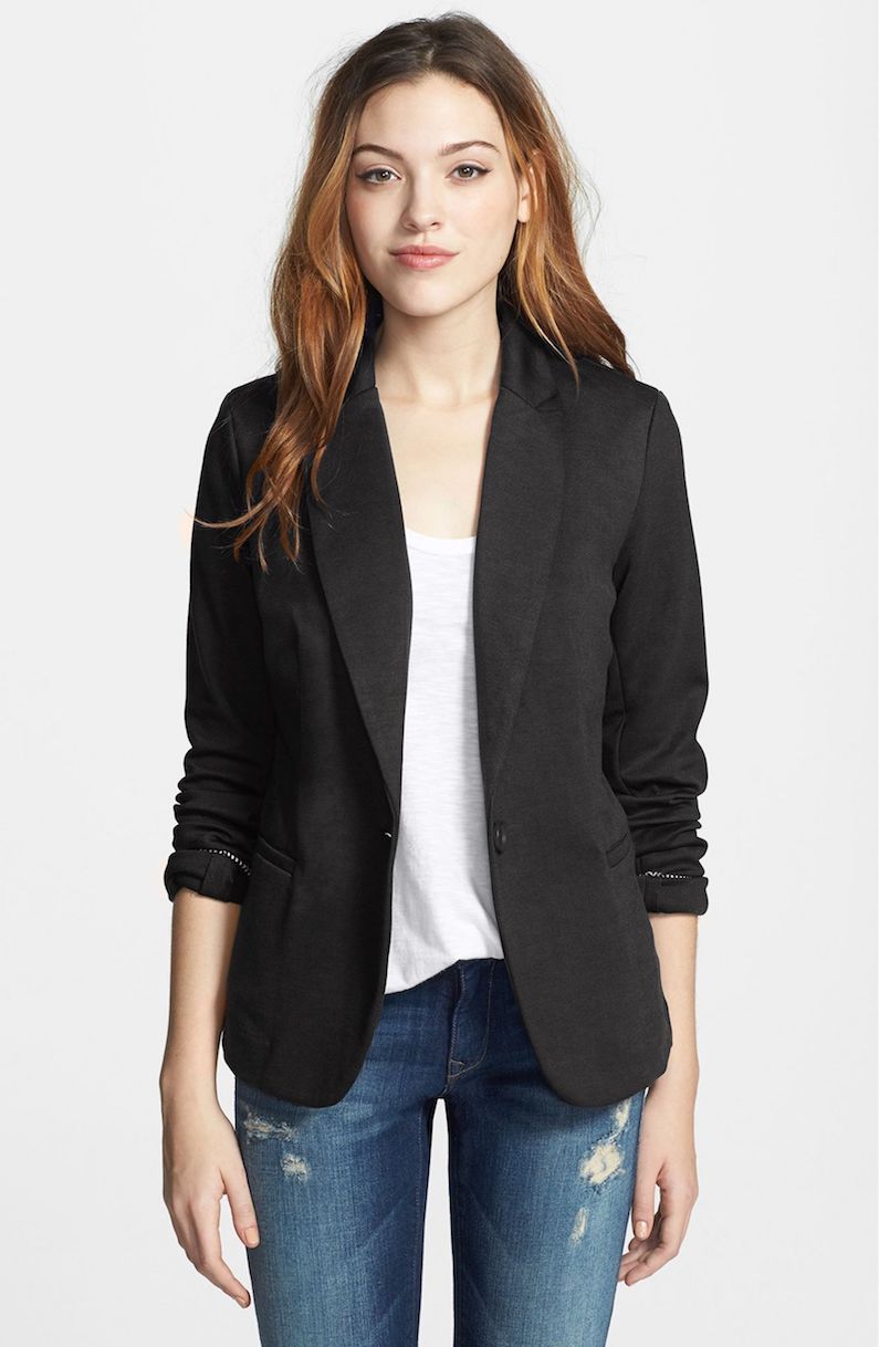 Olivia Moon Knit Blazer 