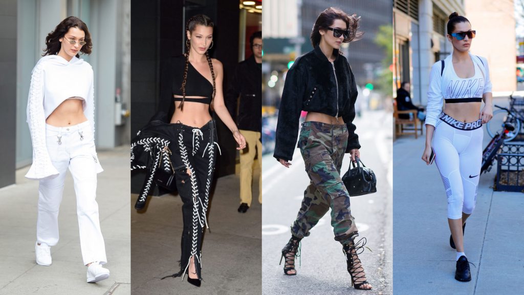 How to wear the athleisure trend according to Bella Hadid